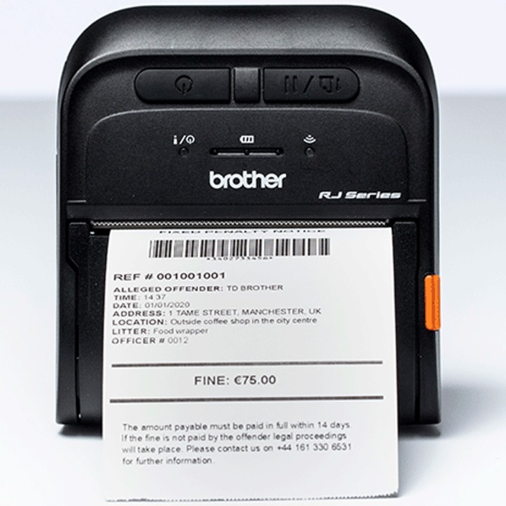 Impresora tickets portatil brother rj3035b 16mb