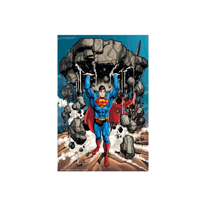 Puzzle 3d lenticular dc comics superman