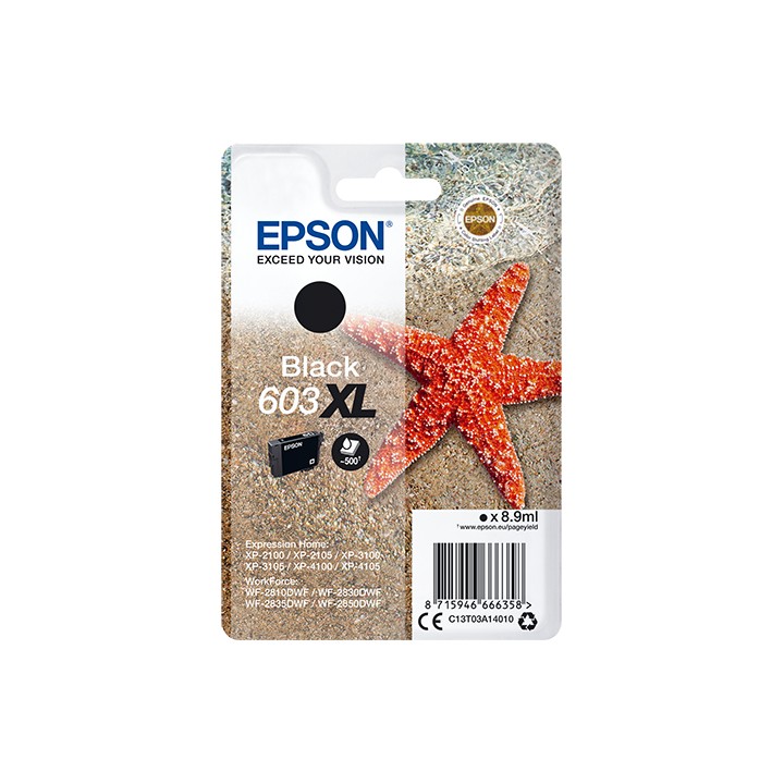 Cartucho tinta epson c13t03a14010 singlepack negro
