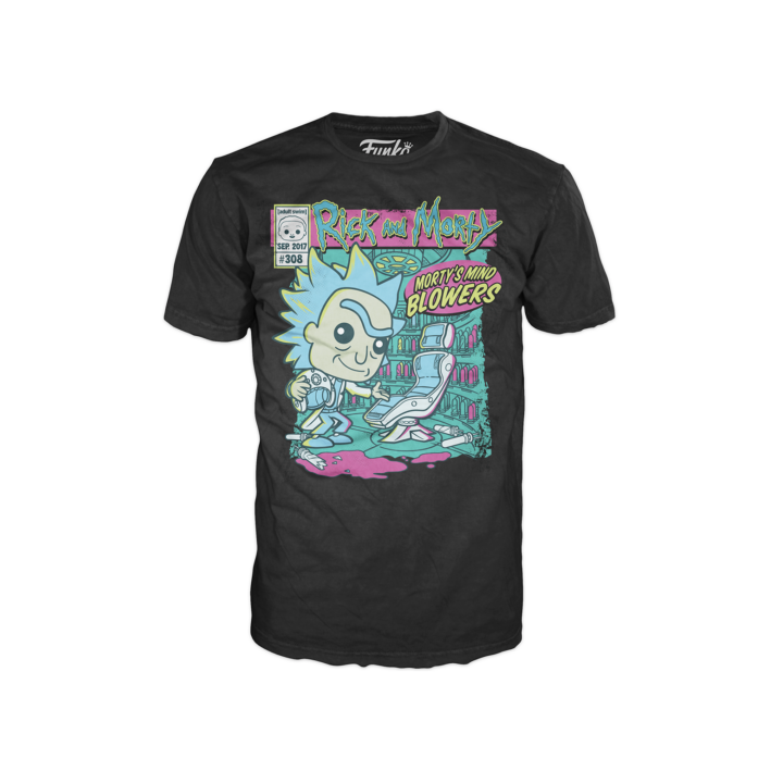 Camiseta funko series tv rick &