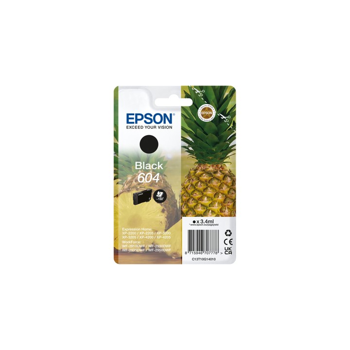 Cartucho epson 604 negro c13t10g14010 xp2200