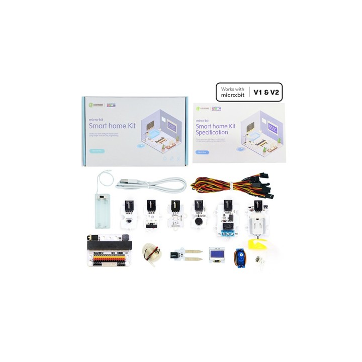 Kit sensores inteligentes micro:bit casa inteligente