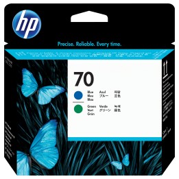 Cabezal impresion hp 70 c9408a azul