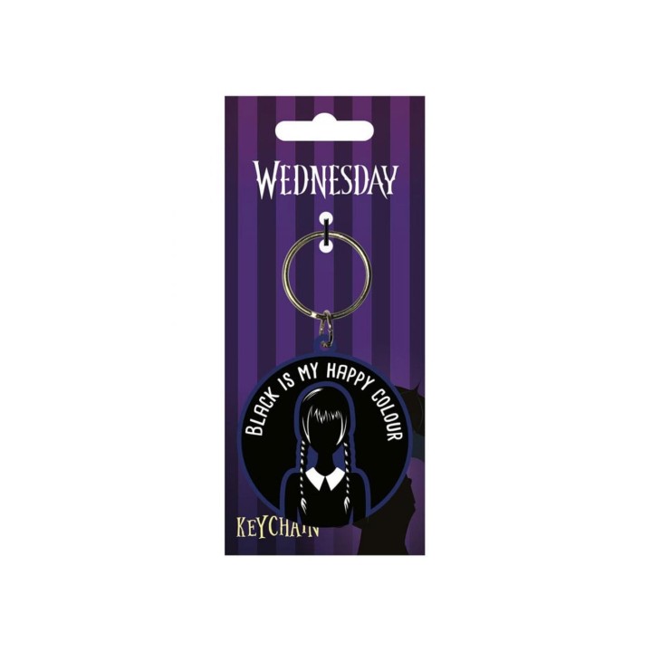 Llavero pyramid wednesday addams black is