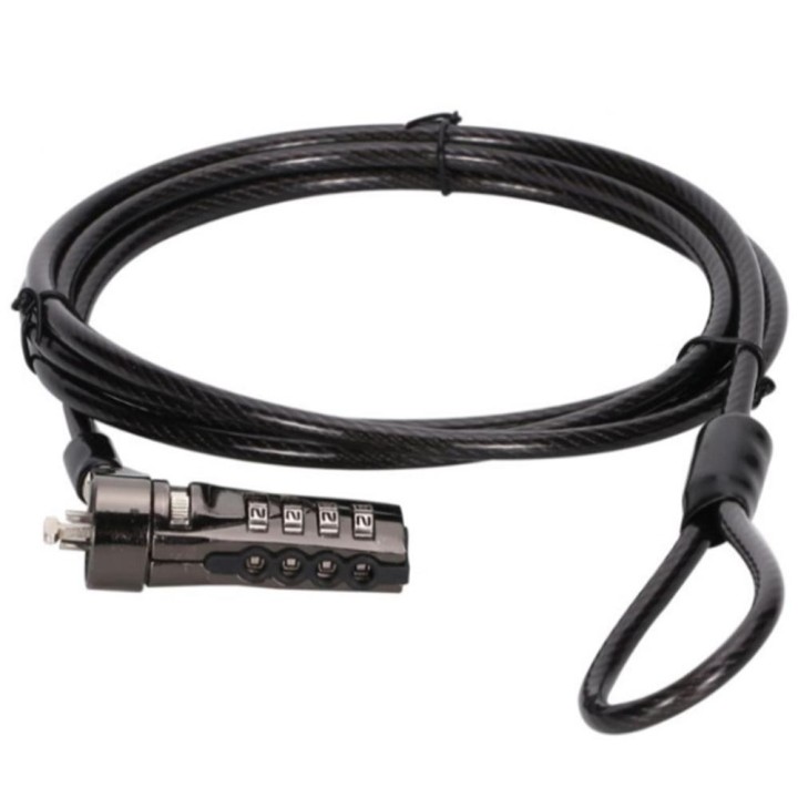 Cable seguridad conceptronic combinacion 4 digitos