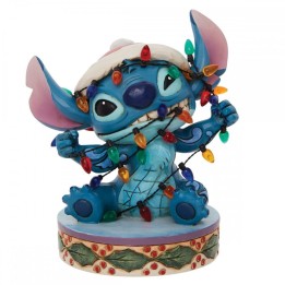 Figura enesco disney stitch envuelto en