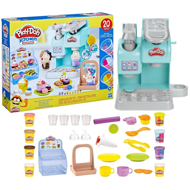 Juguete play - doh super cafetera colorida playset