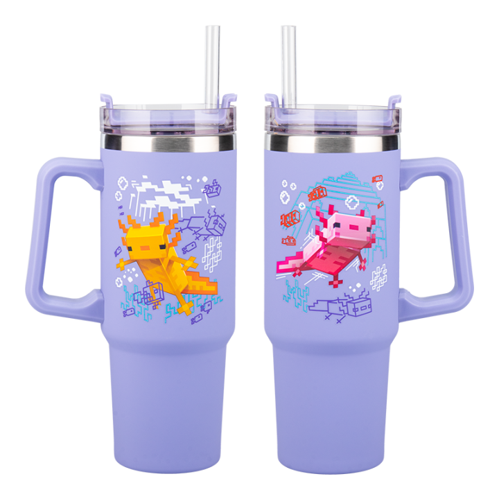 Vaso termo con pajita paladone minecraft