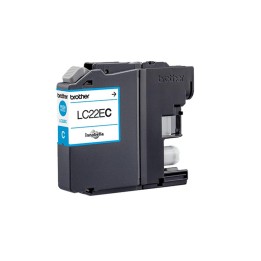Cartucho tinta brother lc22ec cian