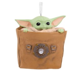 Figura decorativa grogu en bolsa resina