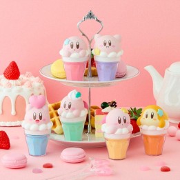 Kirby friends -  chara latte float