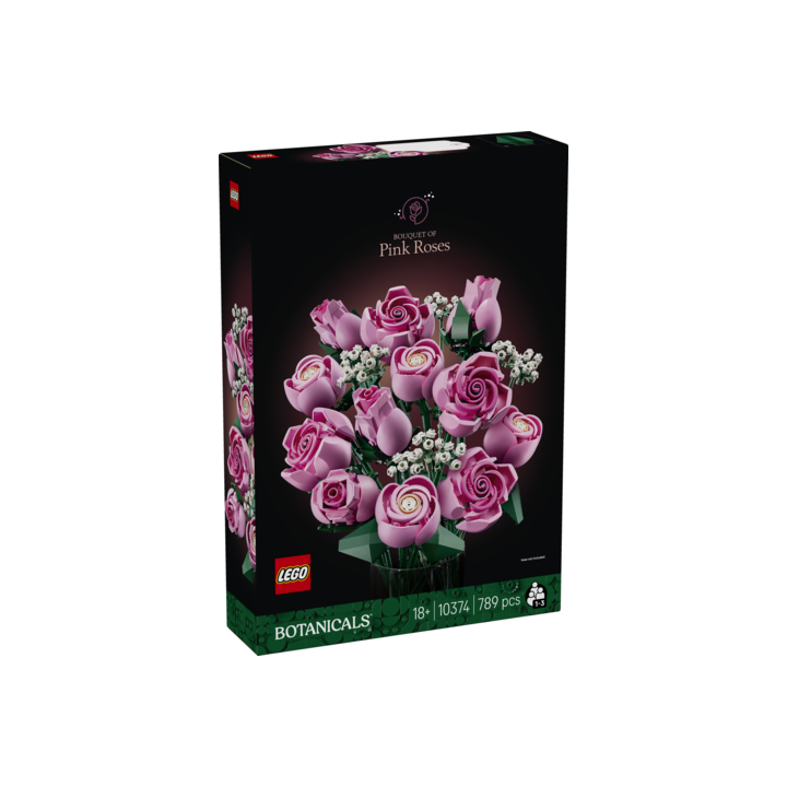 Lego botanicals ramo rosas rosadas