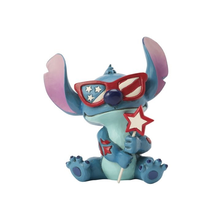 Figura enesco diseny stitch patriota