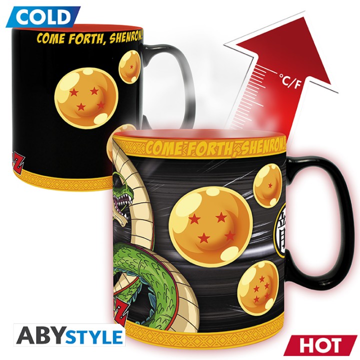 Taza termocolora dragon ball z shenron