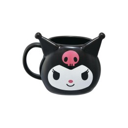 Taza cerámica kuromi sanrio 390 ml
