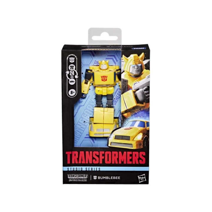 Figura articulada bumblebee clase deluxe transformers devastatión - studio series 10 -5cm hasbro