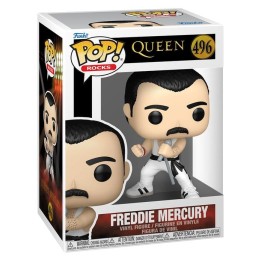 Funko pop rocks: queen - f. mercury (white singlet)