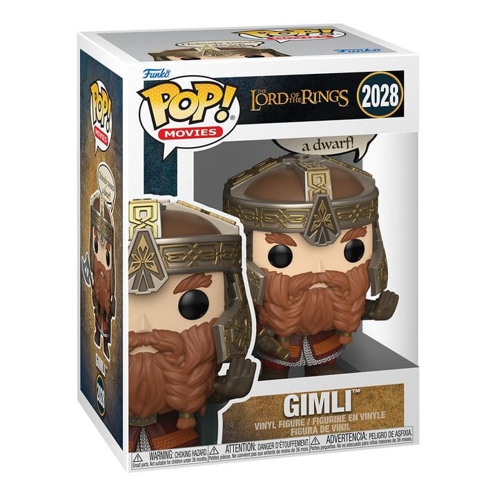 Funko pop sayings: el señor de los anillos gimli nobody tosses a dwarf