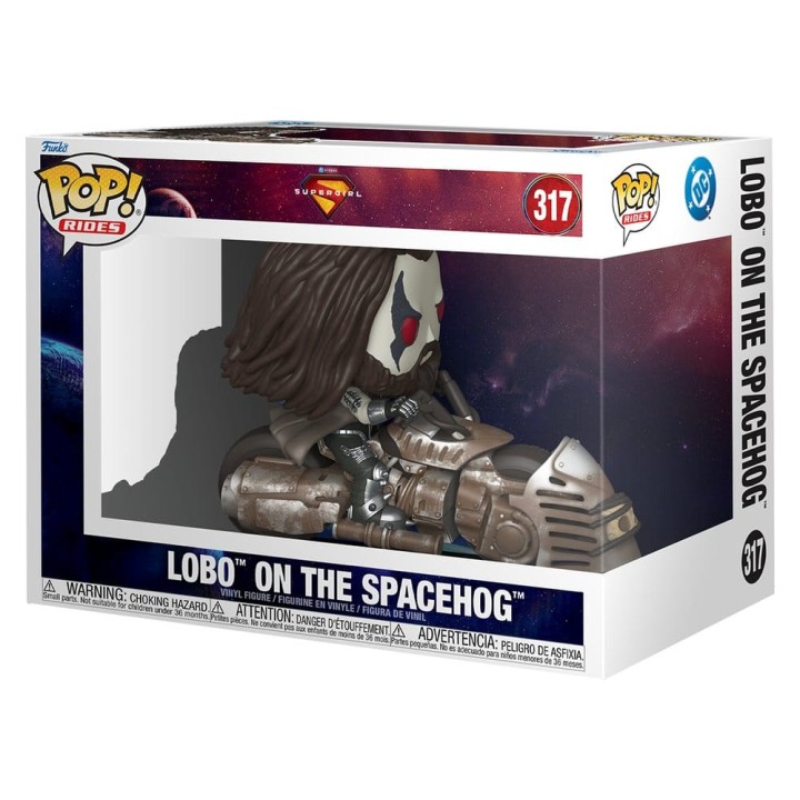 Funko pop ride: supergirl lobo on the spacehog