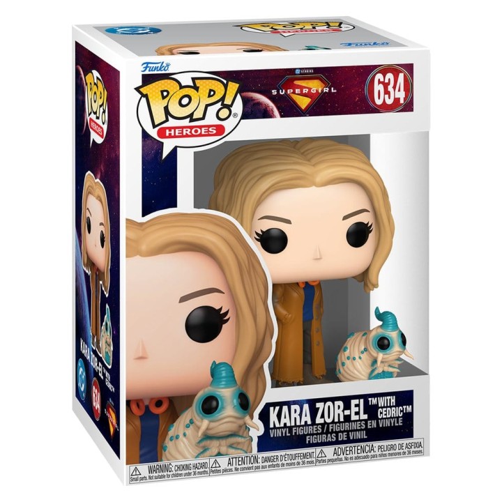 Funko pop movie: supergirl kara zor - el with cedric