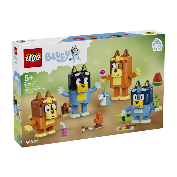 Lego familia de bluey para construir