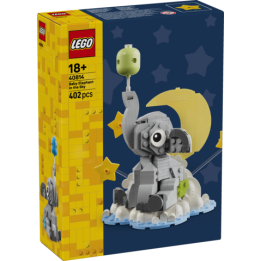 Lego bebé elefante en el cielo
