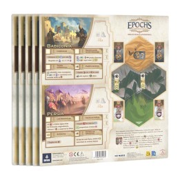 Juego de mesa epochs expansión: oriente medio y latinoamérica