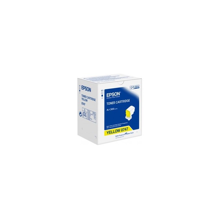 Toner epson c13s050747 amarillo 8.8k