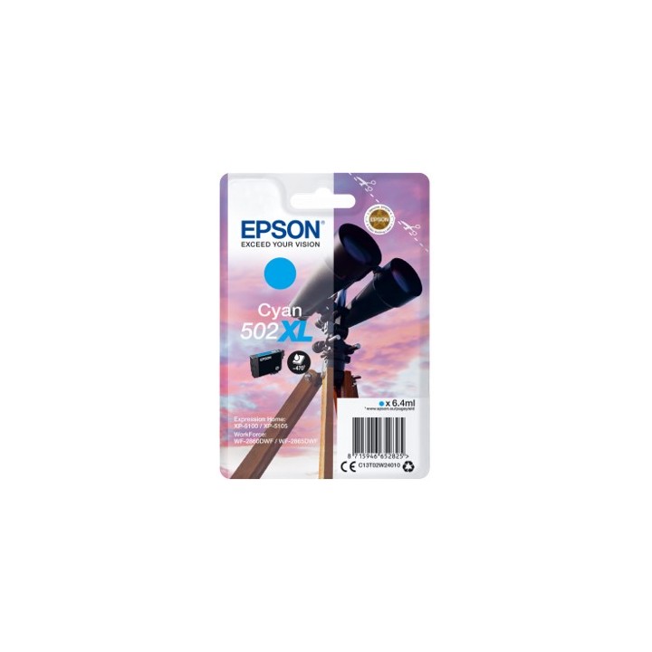 Cartucho tinta epson t02w240 502xl cian