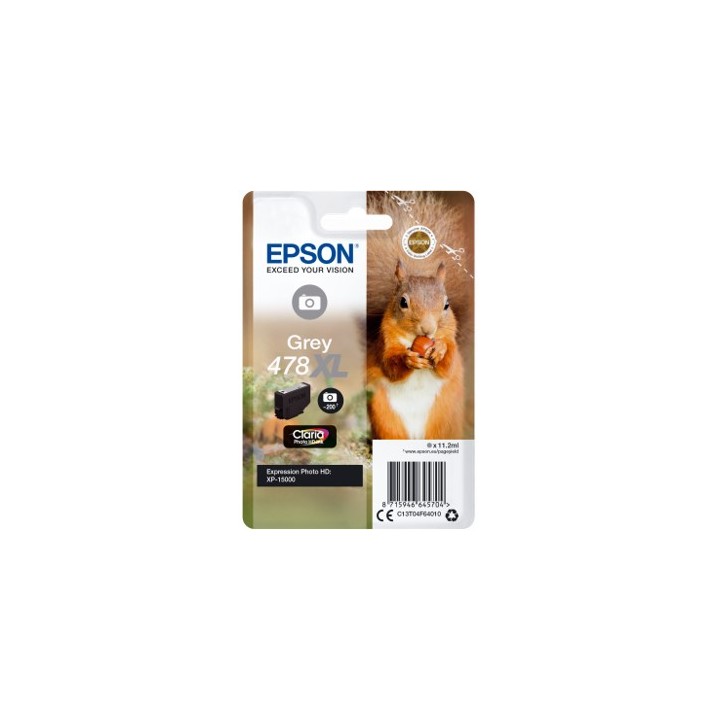 Cartucho tinta epson c13t04f64010 singlepack gris