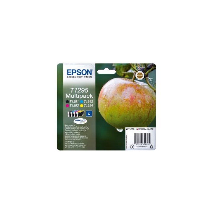 Multipack tinta epson c13t12954012 negro cian