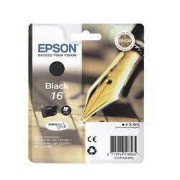 Cartucho tinta epson t162140 negro wf - 2010 - 2510 - 2520 - 2530 - 2540 - pluma