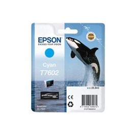 Cartucho tinta epson t760240 cian supercolor