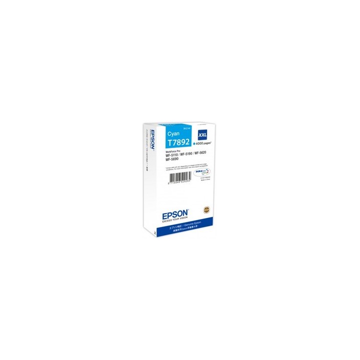 Cartucho tinta epson c13t789240 cian xxl