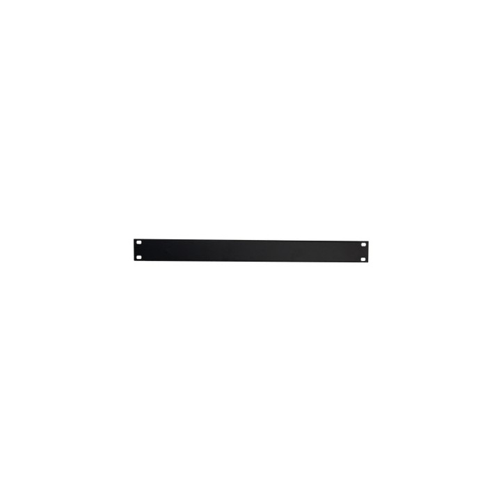 Panel solido wp 1u metalico negro