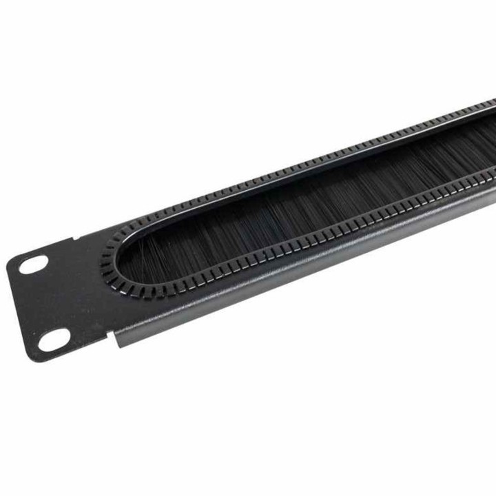 Panel pasacable entrada cables con cepillo