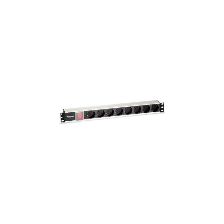 Regleta alimentacion equip rack 19 pulgadas 1u