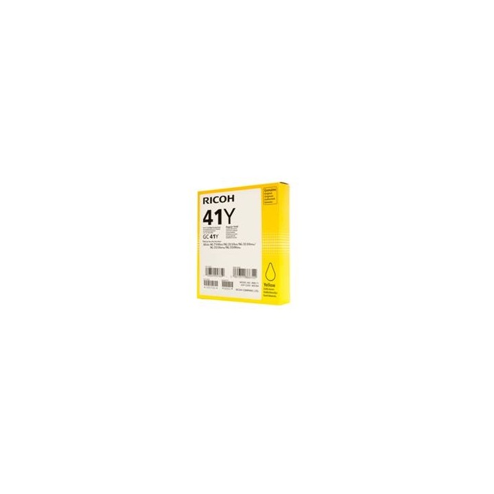 Cartucho gel ricoh gc - 41y amarillo (2500