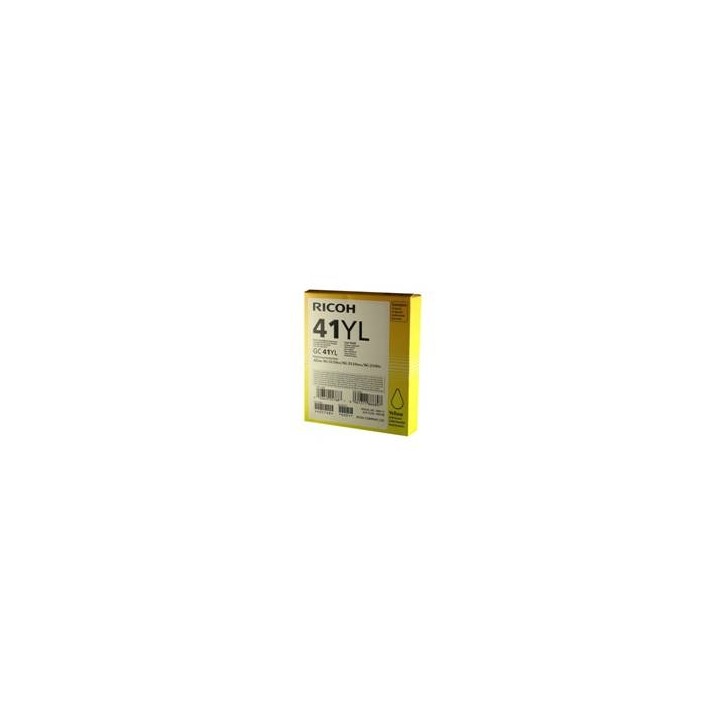 Cartucho gel ricoh gc - 41yi amarillo (600