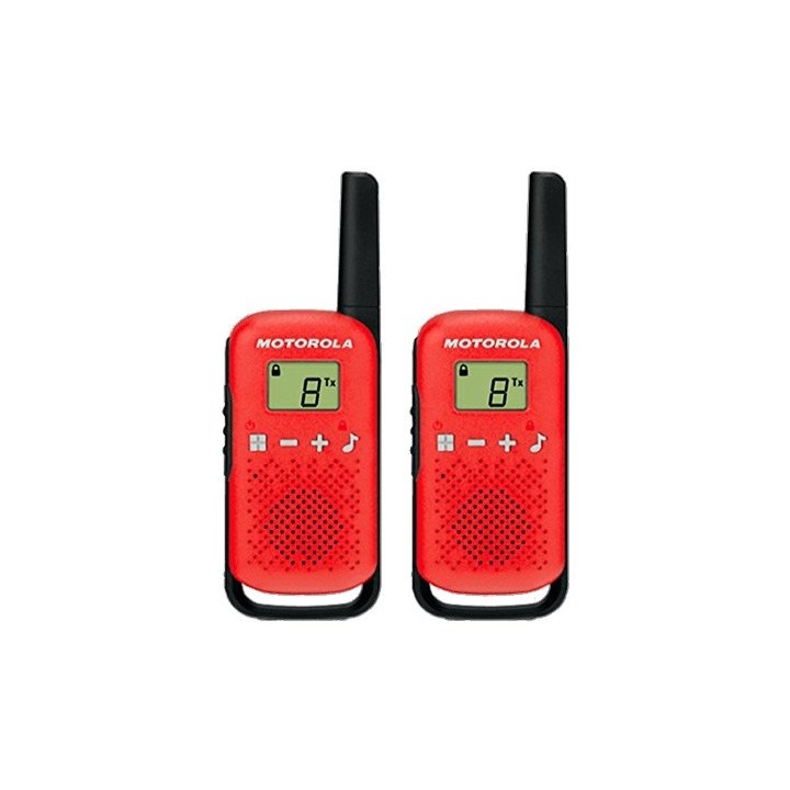 Walkie talkie motorola tlkr - t42 red packs
