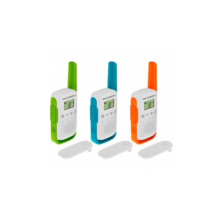 Walkie talkie motorola tlkr - t42 packs 3