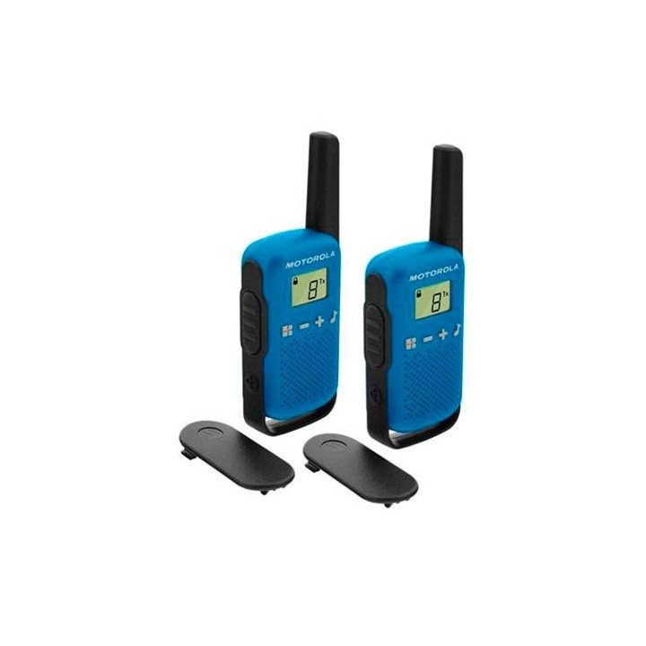 Walkie talkie motorola tlkr - t42 blue packs