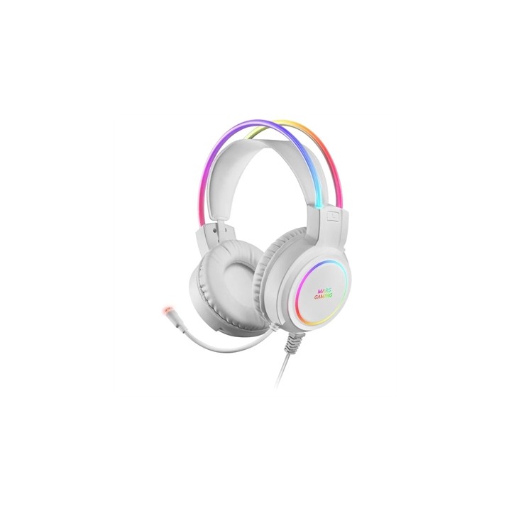 Auriculares mars gaming mhrgbw jack 3.5mm + usb con microfono compatibles con windows - ps4 - ps5 - xbox one - xbox series x - s