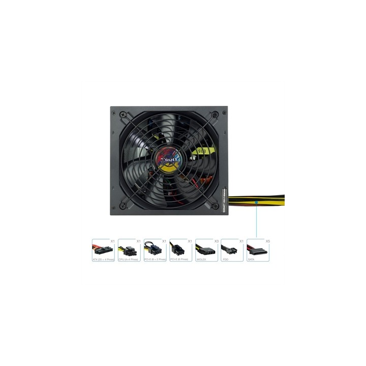 Fuente alimentacion tooq tqapolo - 650sp atx 650w