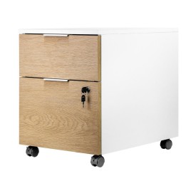 Cajonera phoenix artisan combinacion blanca y