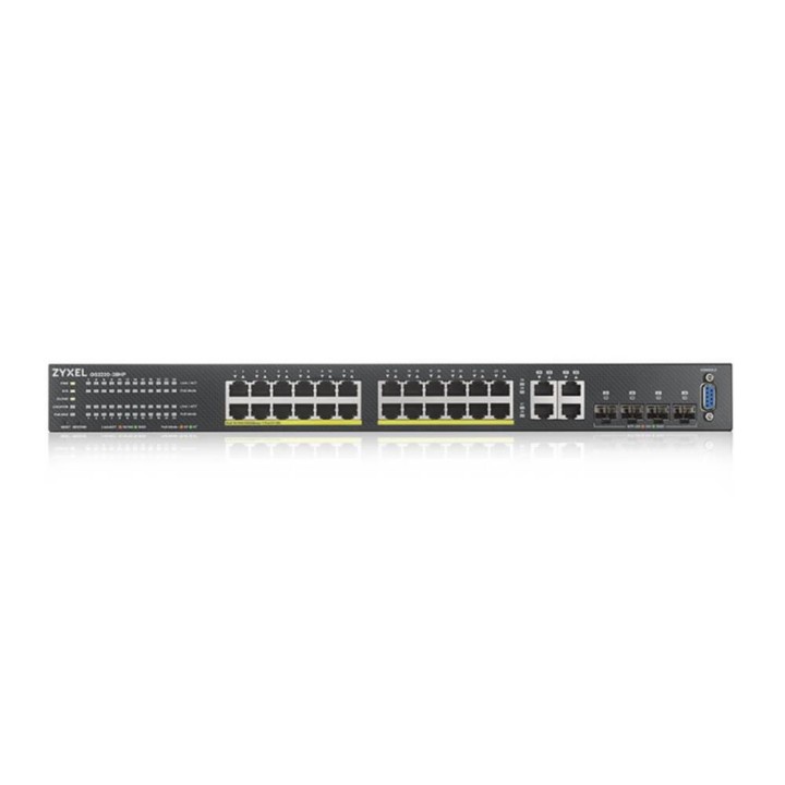 Switch 28 puertos zyxel gs2220 - 28hp - eu0101f