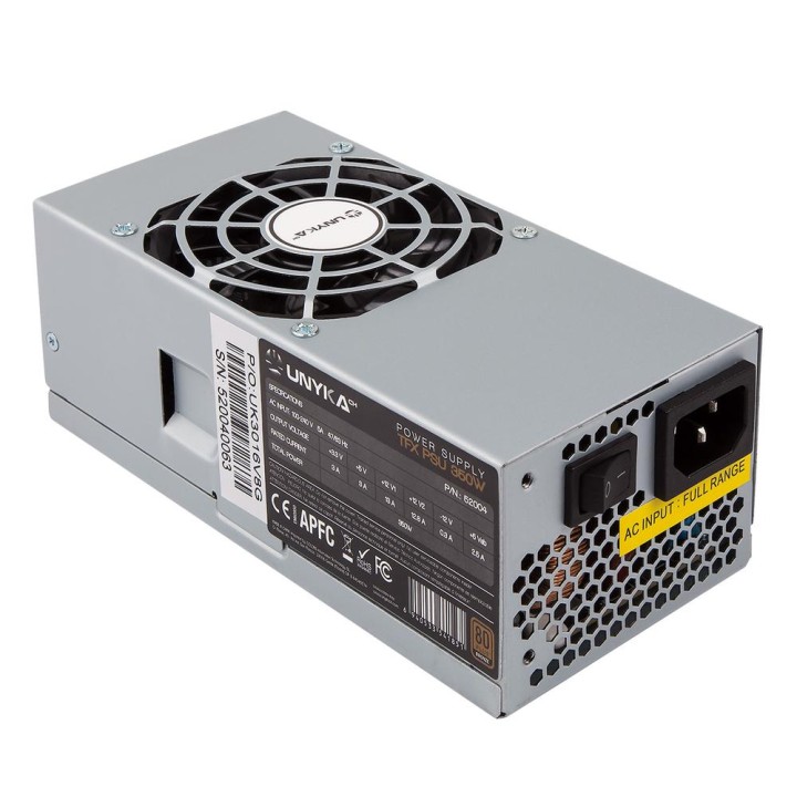 Fuente de alimentacion unykach tfx 350w 80+ bronze