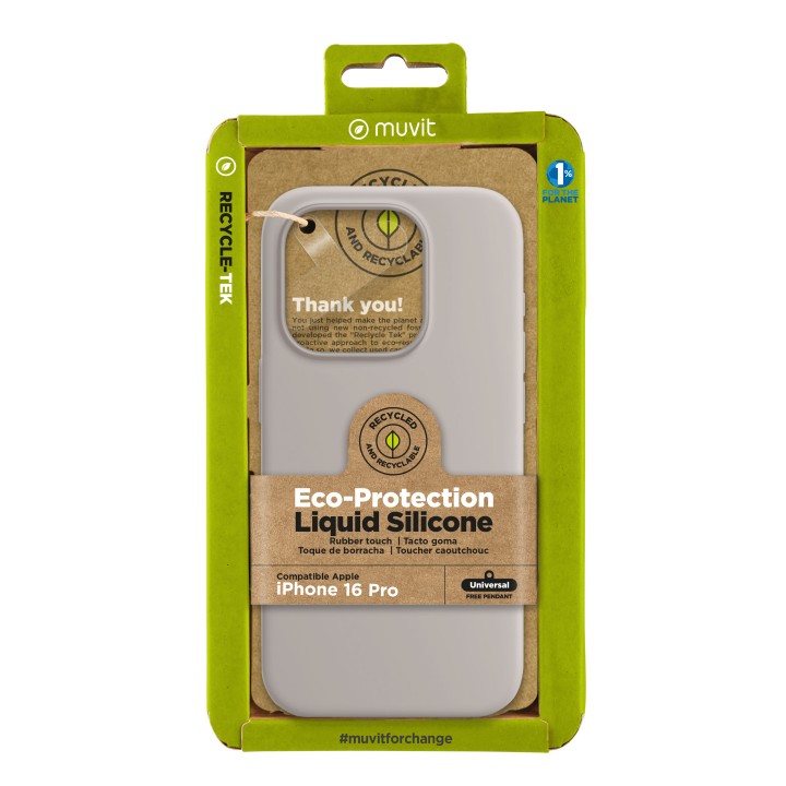 Funda muvit recycletek liquid silicone apple