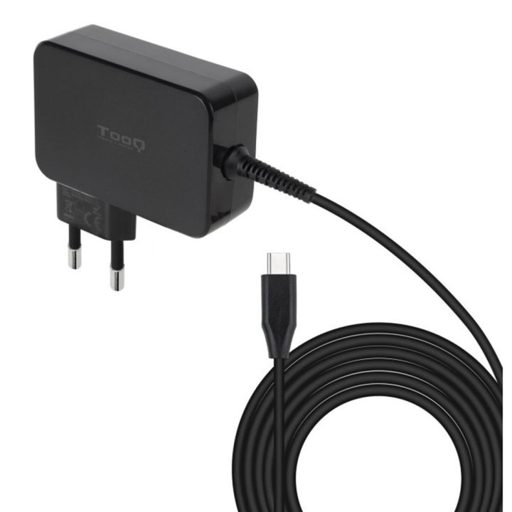 Cargador portatil tooq tqlc - usbcgan100pd 100w usb - c