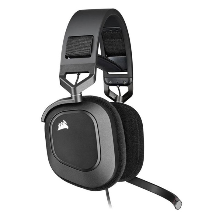 Auricular gaming corsair stereo corsair hs80 rgb usb gris